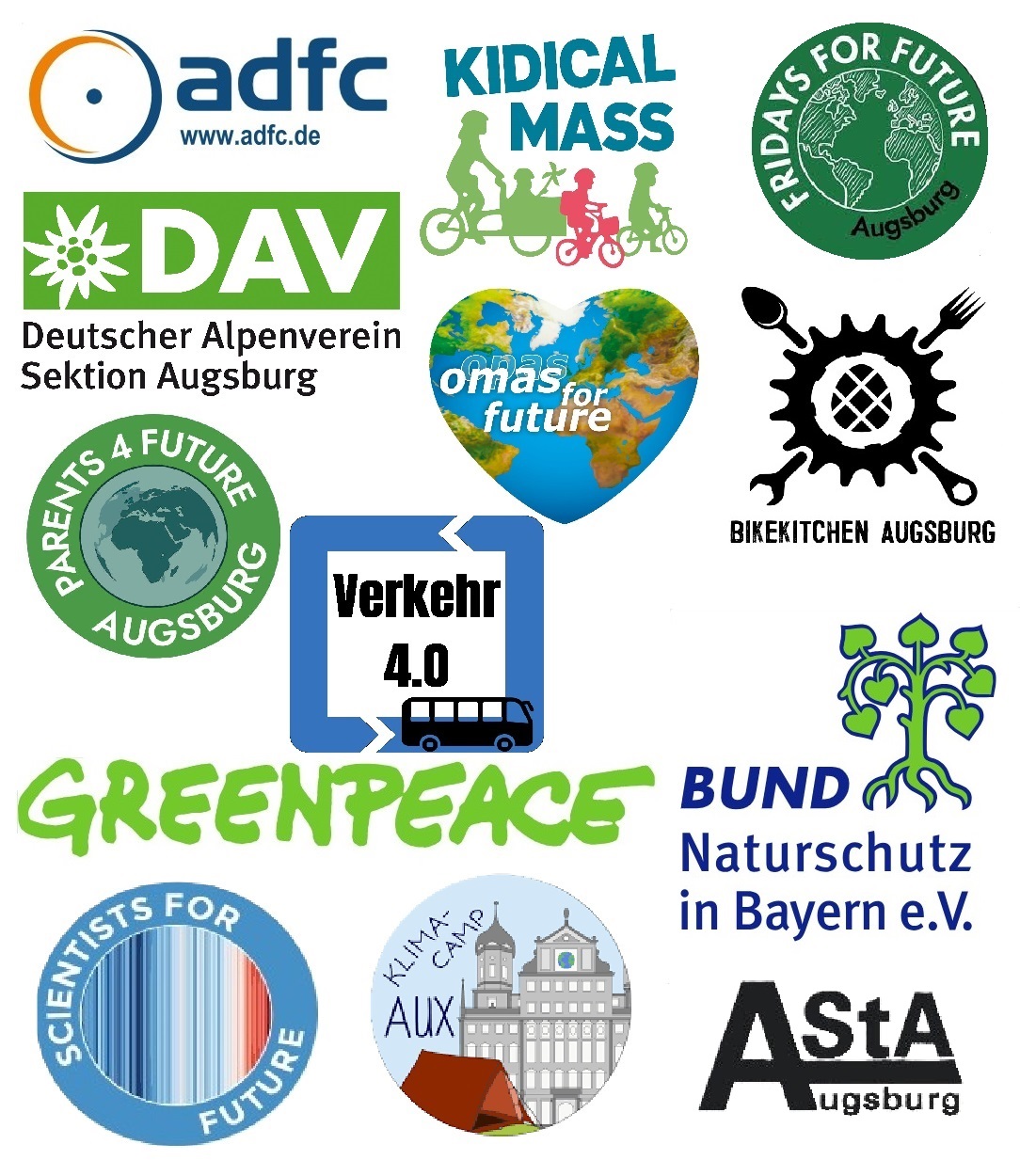 Radlnacht Unterstützer*innen Logo